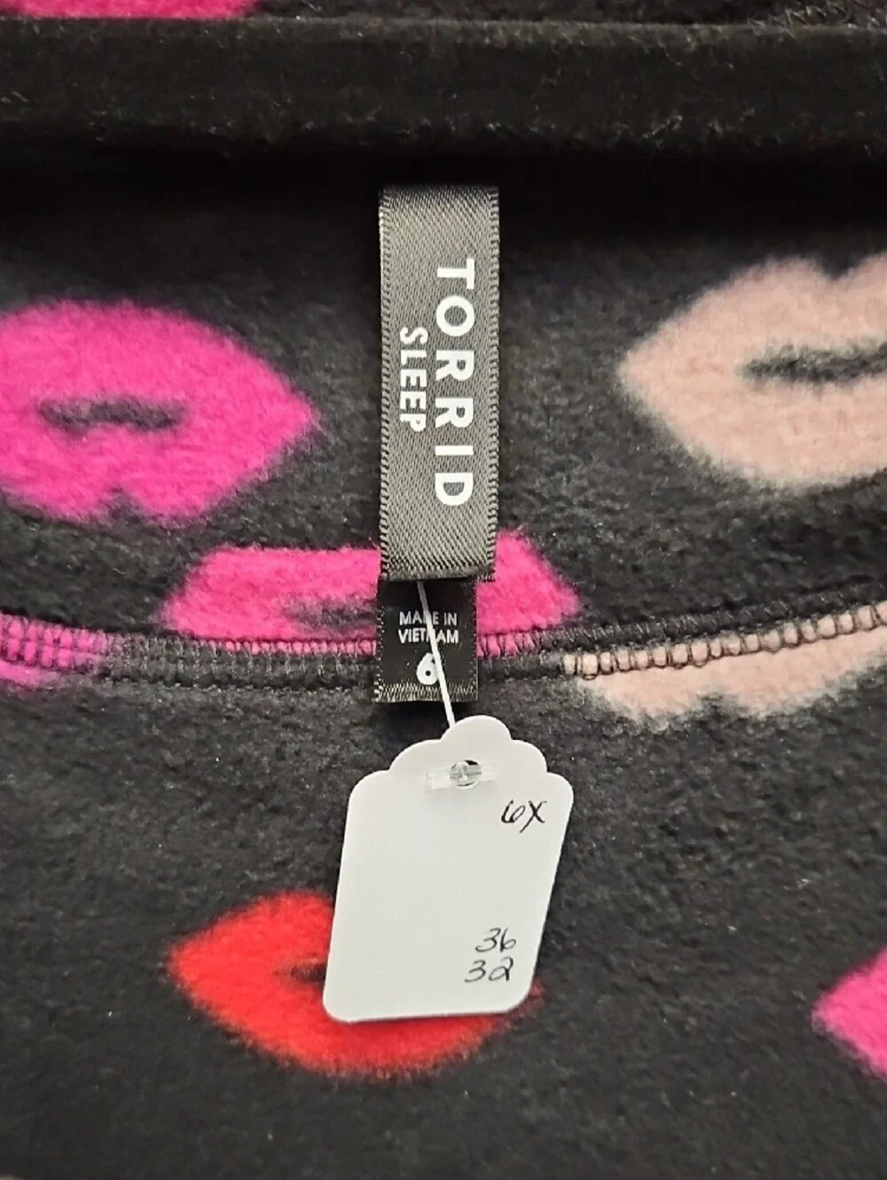torrid Sleep Black with Pink Accent